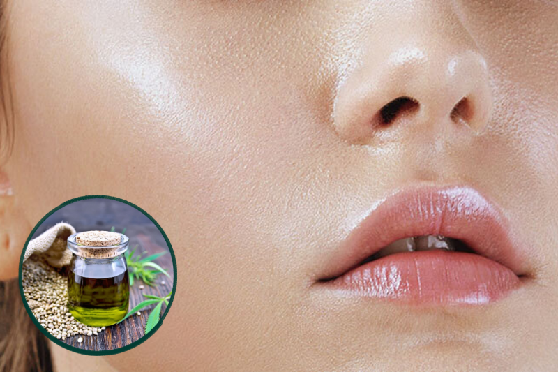 Dầu gai dầu giúp cân bằng lượng dầu trên da, không tạo cảm giác nhờn rít