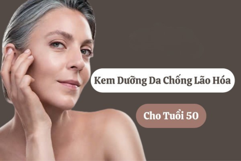Sử dụng sản phẩm dưỡng ẩm chuyên sâu cho người >50 tuổi