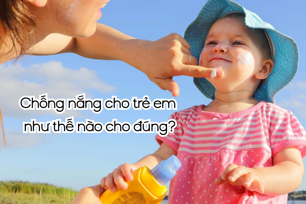 chong nang cho tre em