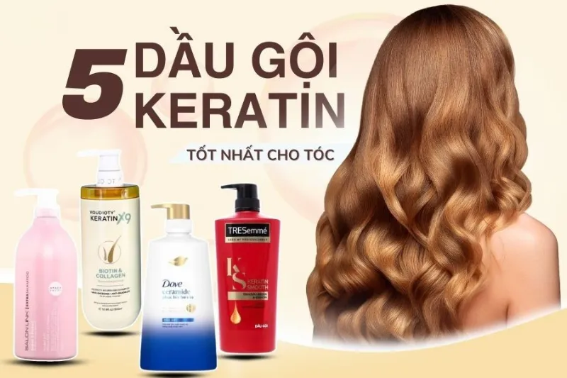 Sản phẩm bổ sung Keratin giúp làm đẹp tóc