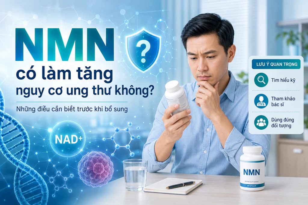 Lý giải câu hỏi bổ sung NMN có làm tăng nguy cơ ung thư không? Lý giải câu hỏi bổ sung NMN có làm tăng nguy cơ ung thư không?