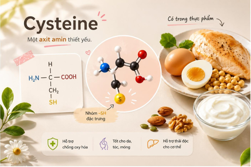 Nhóm thực phẩm giàu Cysteine
