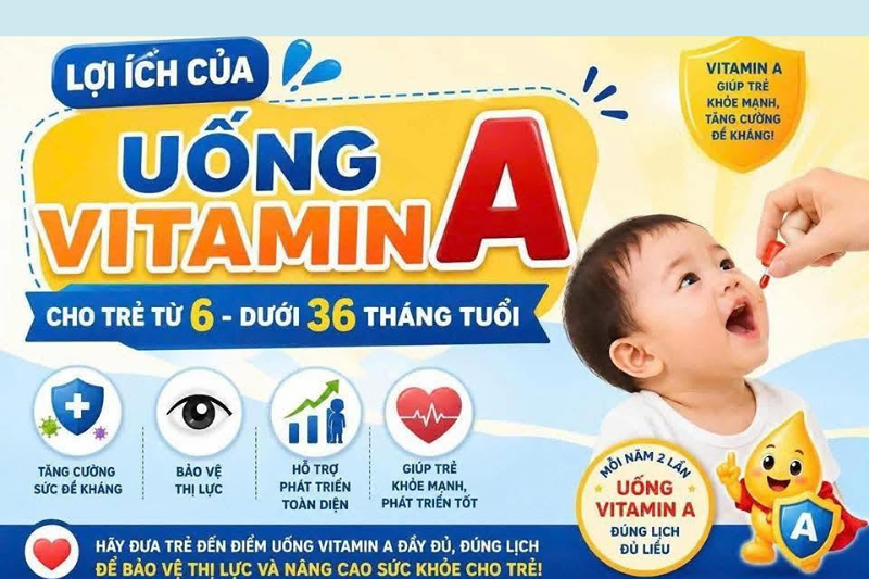 Vitamin A giúp trẻ sơ sinh phát triển thị lực