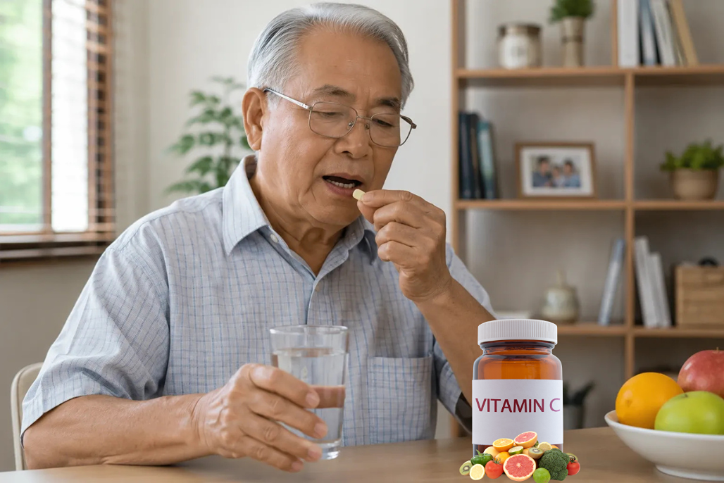 Người lớn tuổi bổ sung vitamin C hỗ trợ chống lão hóa Người lớn tuổi bổ sung vitamin C hỗ trợ chống lão hóa
