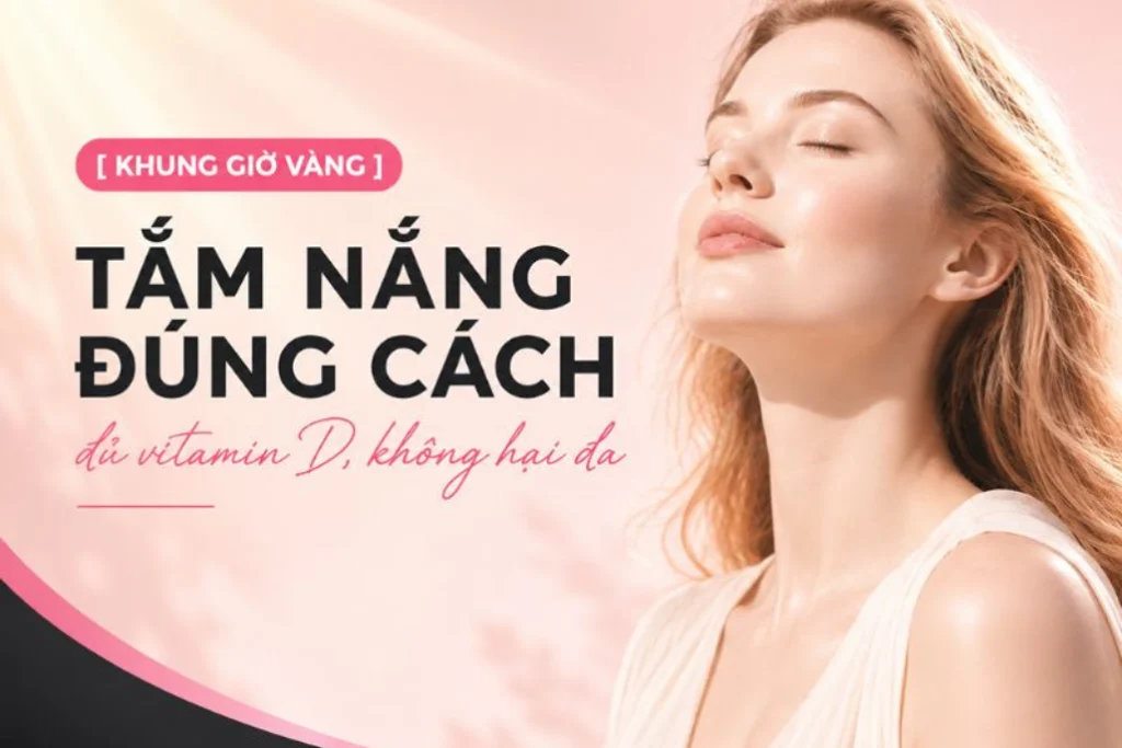 Phơi nắng bao lâu để đủ vitamin D cho cho cơ thể Phơi nắng bao lâu để đủ vitamin D cho cho cơ thể