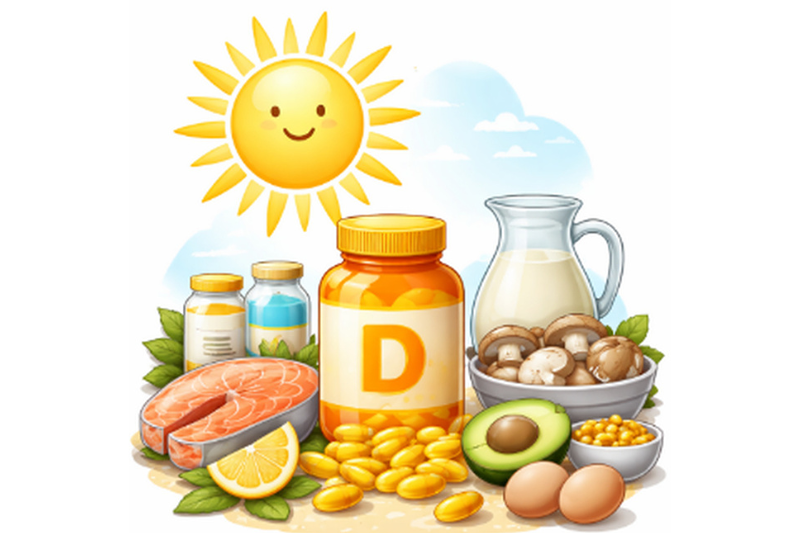 Kết hợp vitamin D từ nhiều nguồn giúp đảm bảo sức khỏe cho cơ thể