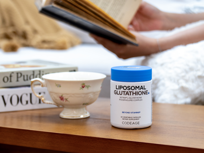 Tác dụng chống oxy hóa của Glutathione khi bổ sung đầy đủ 5 TPBVSK Codeage Liposomal Glutathione