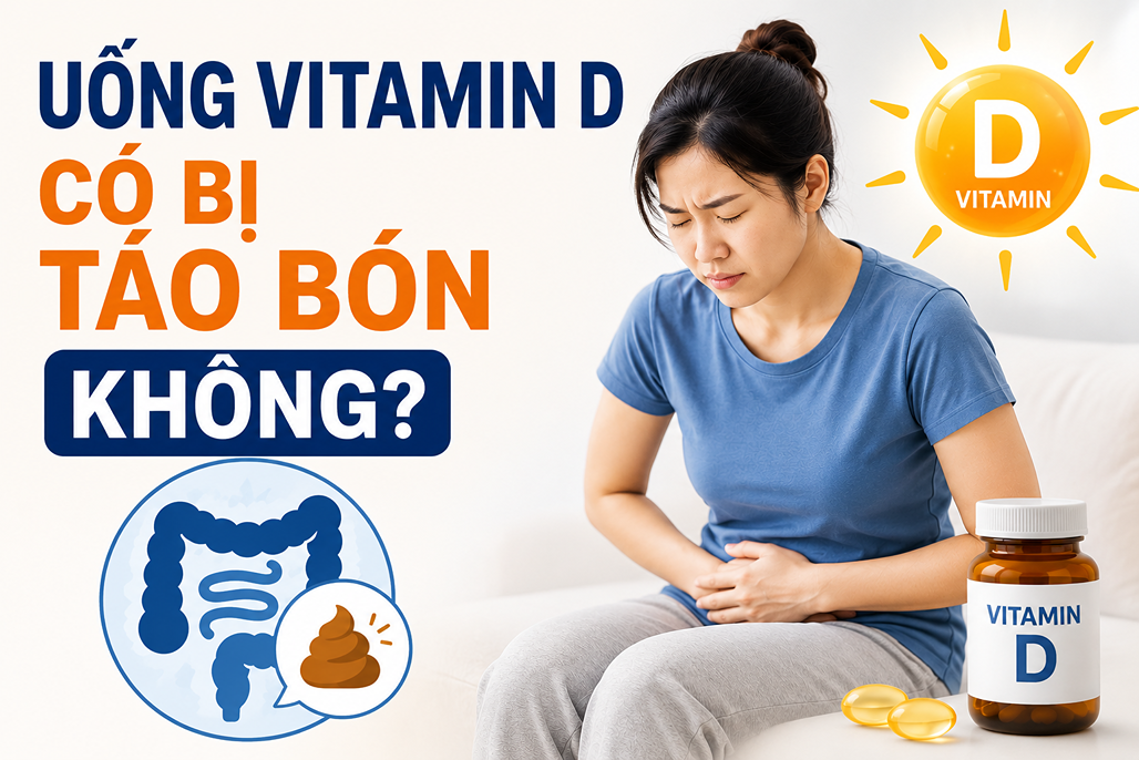 Bổ sung viên uống vitamin D có bị táo bón không? Bổ sung viên uống vitamin D có bị táo bón không?
